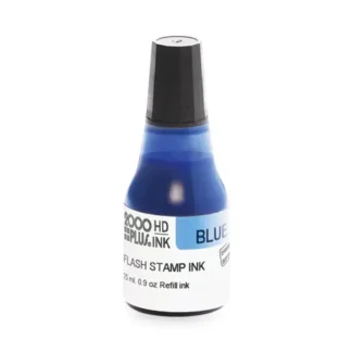 COSCO 2000PLUS® Pre-Ink High Definition Refill Ink, Blue, 0.9 oz Bottle