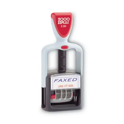 COSCO 2000PLUS® Self-Inking Two-Color Message Dater