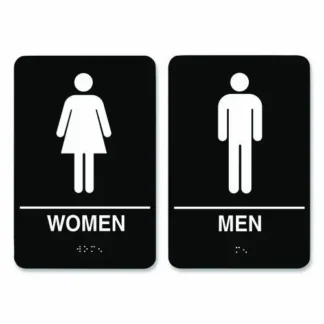 COSCO Indoor Restroom Door Sign