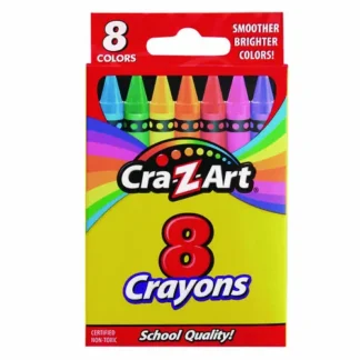 Cra-Z-Art® Crayons, 8 Assorted Colors, 8/Pack