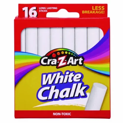 Cra-Z-Art® White Chalk, 16/Pack