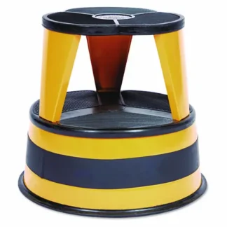 Cramer® Kik-Step Steel Step Stool, 2-Step, 350 lb Capacity, Orange