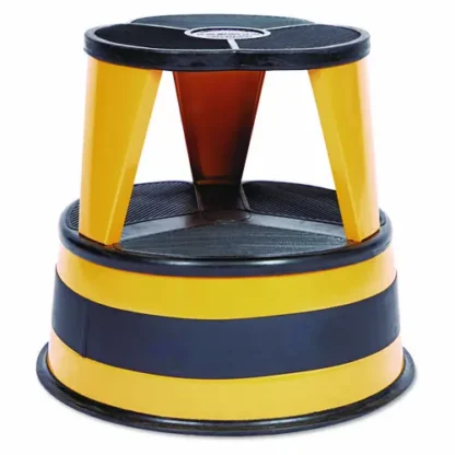 Cramer® Kik-Step Steel Step Stool, 2-Step, 350 lb Capacity, Orange