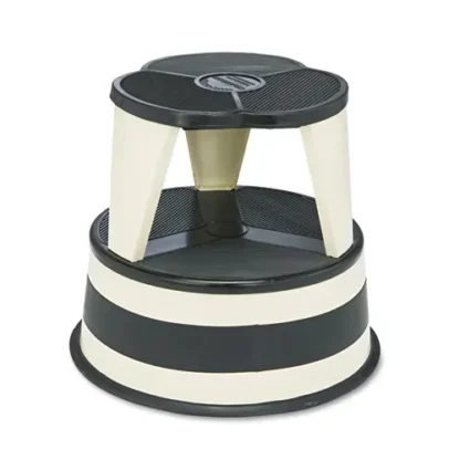Cramer® Kik-Step Steel Step Stool, 2-Step, 350 lb Capacity, Sand