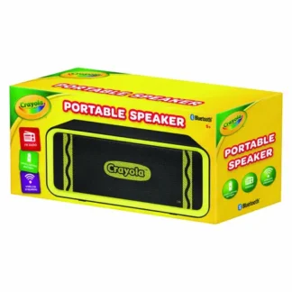 Crayola® Portable Speaker, Bluetooth, Black/Yellow