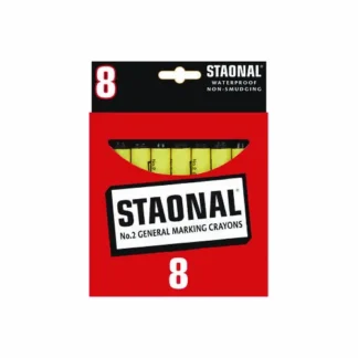 Crayola® Staonal Marking Crayons, Black, 8/Box