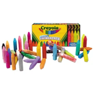 Crayola® Ultimate Sidewalk Chalk, 60 Assorted Colors, 64 Pieces