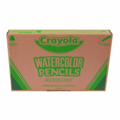Crayola® Watercolor Pencil Classpack, Assorted Colors, 240 Count, 3.3 mm Lead