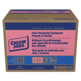 Cream Suds® Manual Pot and Pan Presoak and Detergent with Phosphate, Baby Powder Scent, Powder, 25 lb Box