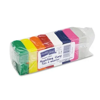 Creativity Street® Modeling Clay Assortment, 27.5 g Each Color, Assorted Bright Colors, 220 g