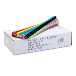 Creativity Street® Regular Stems, Assorted Colors, 12" x 4 mm, 1,000/Box