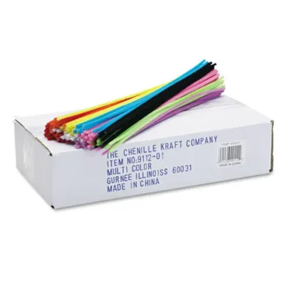 Creativity Street® Regular Stems, Assorted Colors, 12" x 4 mm, 1,000/Box