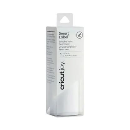 Cricut® Joy Smart Label Writable Vinyl, White, 5.5 x 48