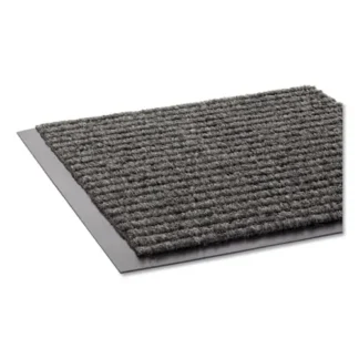 Crown Needle Rib Wipe and Scrape Mat, Polypropylene, Gray
