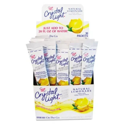 Crystal Light® Flavored Drink Mix, Lemonade - 30 Packets, 0.17 oz Each