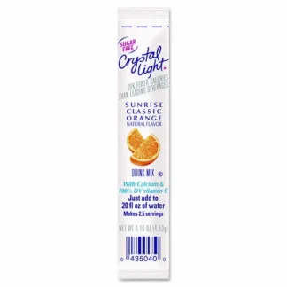 Crystal Light® On the Go, Sunrise Orange, 30 Packets, 0.16 oz Each