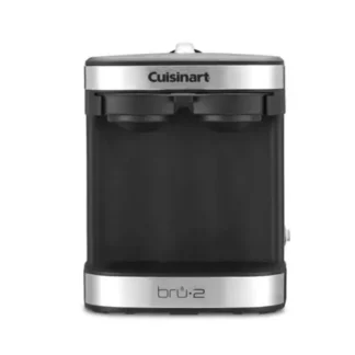Cuisinart BRU 2-Cup Coffeemaker – Black with Stainless Steel
