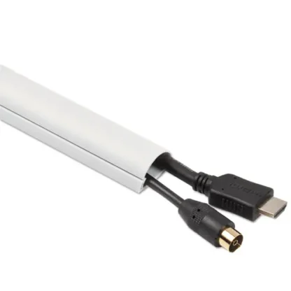 D-Line® Decorative Mini Cord Cover, White
