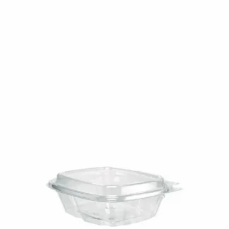 Dart® ClearPac SafeSeal Tamper-Resistant/Evident Containers with Domed Lid, 8 oz, Clear Plastic, 200/Carton