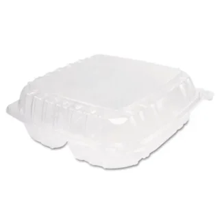 Dart® ClearSeal Hinged-Lid Plastic Containers