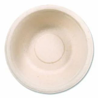 Dart® Compostable Molded Fiber Dinnerware, ProPlanet Seal, Bowl, 12 oz, Natural, 1,000/Carton