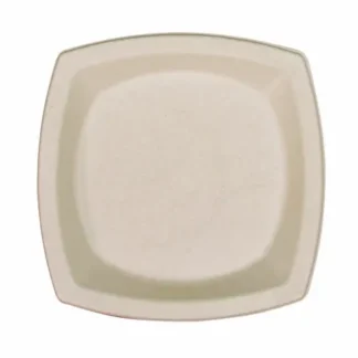 Dart® Compostable Molded Fiber Dinnerware, ProPlanet Seal, Plate, 8.25 x 8.25, Tan, 500/Carton