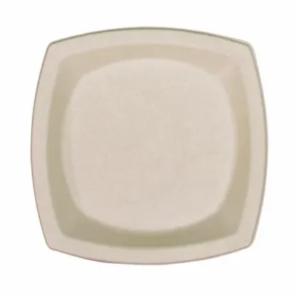 Dart® Compostable Molded Fiber Dinnerware, ProPlanet Seal, Plate, 8.25 x 8.25, Tan, 500/Carton