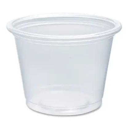 Dart® Conex Complements Portion/Medicine Cups, 1 oz, Plastic, Clear, 125/Bag, 20 Bags/Carton