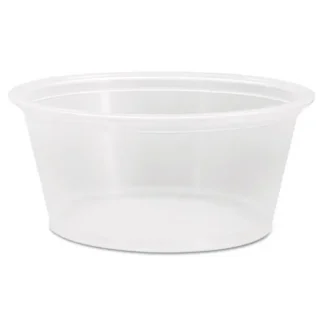 Dart® Conex Complements Portion/Medicine Cups, 3.25 oz, Plastic, Clear, 125/Bag, 20 Bags/Carton