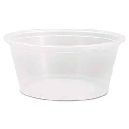 Dart® Conex Complements Portion/Medicine Cups, 3.25 oz, Plastic, Clear, 125/Bag, 20 Bags/Carton