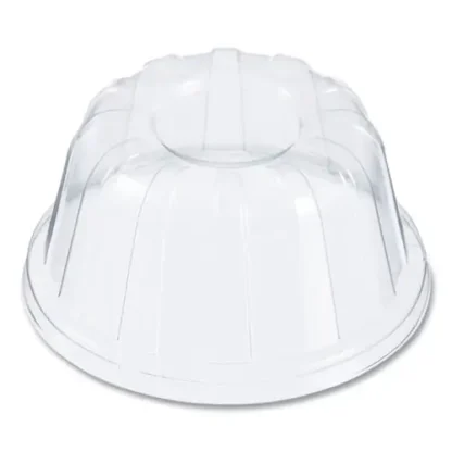 Dart® D-T Sundae/Cold Cup Lids, Fits 5 oz to 32 oz Cold Cups, Plastic, Clear, 50/Pack, 20 Packs/Carton