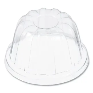 Dart® D-T Sundae/Cold Cup Lids, Fits 6 oz/8 oz/12 oz Cold Cups, Plastic, Clear, 50/Pack, 20 Packs/Carton