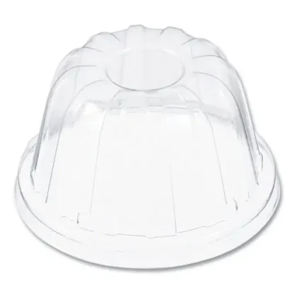 Dart® D-T Sundae/Cold Cup Lids, Fits 6 oz/8 oz/12 oz Cold Cups, Plastic, Clear, 50/Pack, 20 Packs/Carton