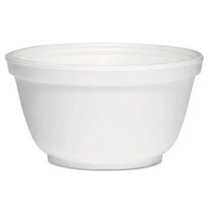 Dart® Foam Bowls, 10 oz, White, 50/Pack, 20 Packs/Carton