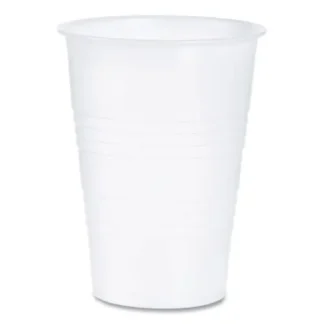 Dart® High-Impact Polystyrene Cold Cups, 10 oz, Plastic, Translucent, 100/Sleeve, 25 Sleeves/Carton