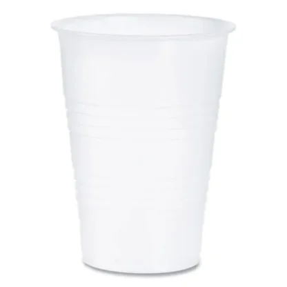Dart® High-Impact Polystyrene Cold Cups, 10 oz, Plastic, Translucent, 100/Sleeve, 25 Sleeves/Carton