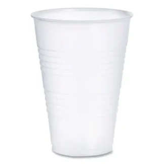 Dart® High-Impact Polystyrene Cold Cups, 14 oz, Plastic, Translucent, 50/Sleeve, 20 Sleeves/Carton