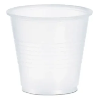 Dart® High-Impact Polystyrene Cold Cups, 3.5 oz, Plastic, Translucent, 100/Pack