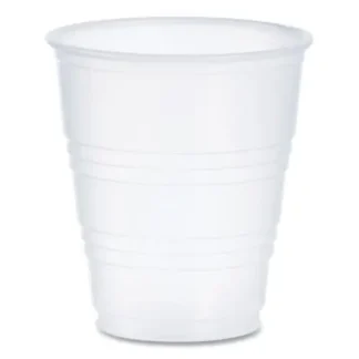 Dart® High-Impact Polystyrene Cold Cups, 5 oz, Plastic, Translucent, 100/Pack