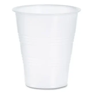 Dart® High-Impact Polystyrene Cold Cups, 7 oz, Plastic, Translucent, 100/Pack