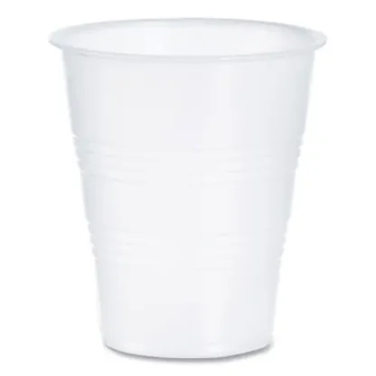 Dart® High-Impact Polystyrene Cold Cups, 7 oz, Plastic, Translucent, 100/Pack