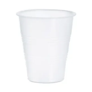 Dart® High-Impact Polystyrene Cold Cups, 7 oz, Plastic, Translucent, 100/Sleeve, 25 Sleeves/Carton