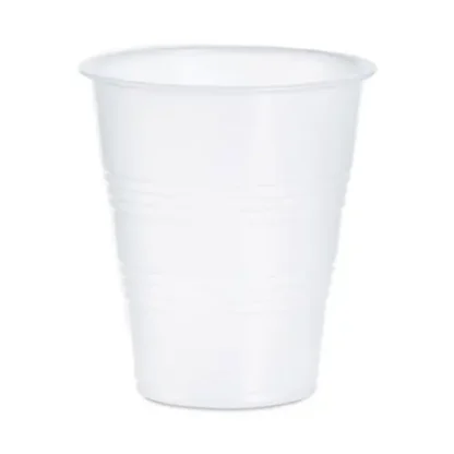 Dart® High-Impact Polystyrene Cold Cups, 7 oz, Plastic, Translucent, 100/Sleeve, 25 Sleeves/Carton