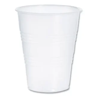 Dart® High-Impact Polystyrene Cold Cups, 9 oz, Translucent Plastic, 100/Sleeve, 25 Sleeves/Carton