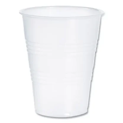 Dart® High-Impact Polystyrene Cold Cups, 9 oz, Translucent Plastic, 100/Sleeve, 25 Sleeves/Carton