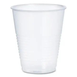 Dart® High-Impact Polystyrene Squat Cold Cups, 12 oz, Translucent, 50/Sleeve, 20 Sleeves/Carton