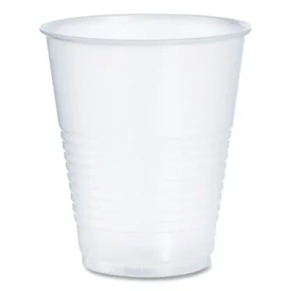 Dart® High-Impact Polystyrene Squat Cold Cups, 12 oz, Translucent, 50/Sleeve, 20 Sleeves/Carton