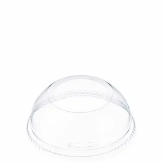 Dart® Open-Top Dome Lid, 1.9" Diameter Hole, Fits 16 oz to 24 oz Cold Cups, Clear Plastic, 1000/Carton
