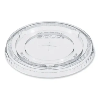 Dart® Plastic Cold Cup Lids, Fits 32 oz Cold Cups, Plastic, Clear, 500/Carton