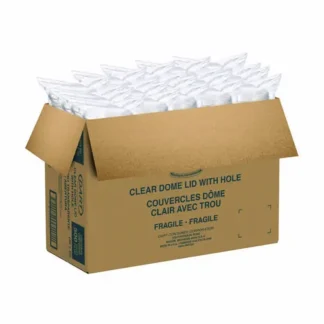 Dart® Plastic Dome Lid, Fits 32 oz Cold Cups, Clear, 25/Sleeve, 20 Sleeves/Carton - Non-Stock Item - Extended Delivery Time